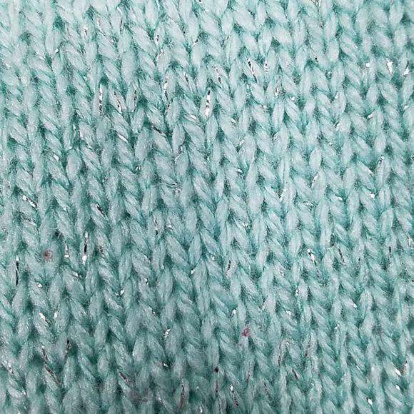 Vintage Pink and green Fun sparkle stripe sweater - Picture 3 of 3